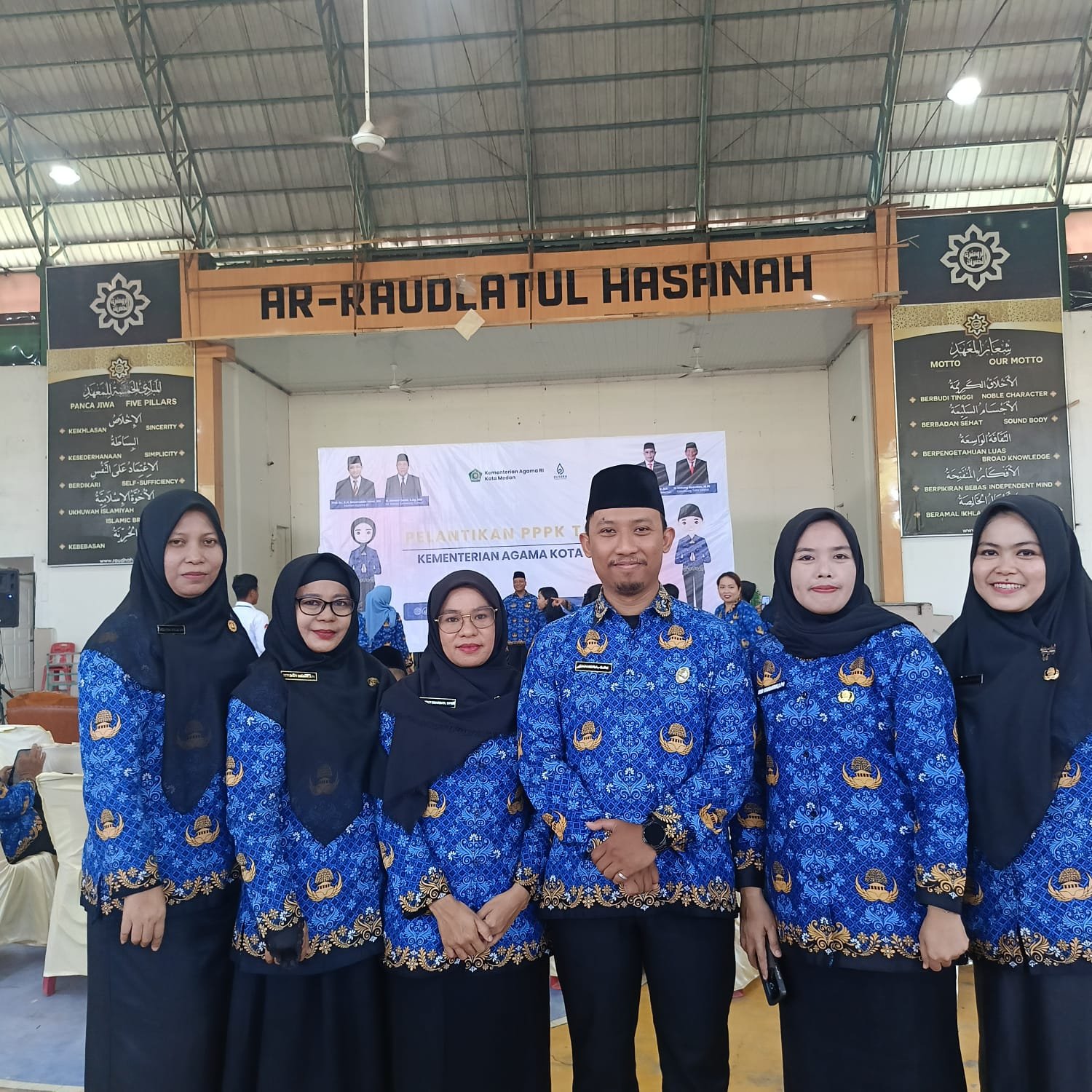 Enam Guru MTsN 1 Medan Resmi Dilantik Menjadi PPPK Formasi Tahun 2024